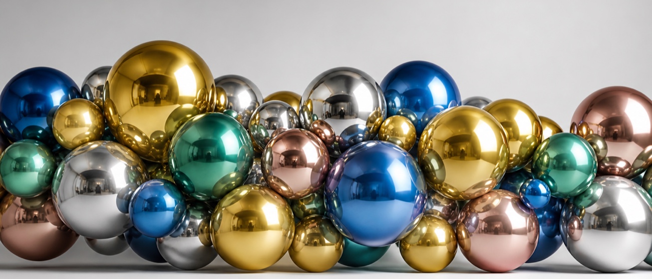 Chrome balloons